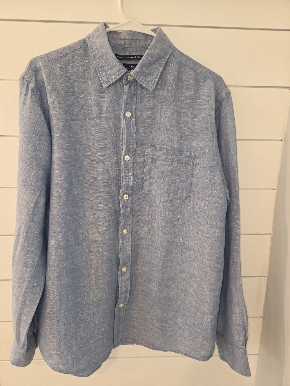 Old Mavy Chambray Men's Button-Down Shirt